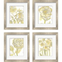 Framed Belle Fleur Yellow 4 Piece Framed Art Print Set