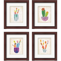 Framed Collage Cactus 4 Piece Framed Art Print Set