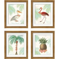 Framed Flamingo Tropicale 4 Piece Framed Art Print Set