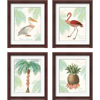 Framed Flamingo Tropicale 4 Piece Framed Art Print Set