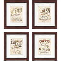 Framed Authentic Coffee 4 Piece Framed Art Print Set