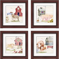 Framed Life on the Farm 4 Piece Framed Art Print Set