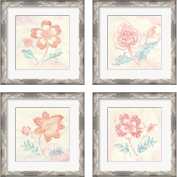 Framed 'Eastern Boho 4 Piece Framed Art Print Set' border=