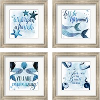 Framed Sea Lovers 4 Piece Framed Art Print Set