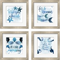 Framed Sea Lovers 4 Piece Framed Art Print Set