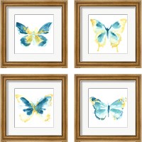 Framed Butterfly Traces 4 Piece Framed Art Print Set