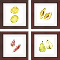 Framed Love Me Fruit 4 Piece Framed Art Print Set