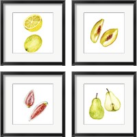 Framed Love Me Fruit 4 Piece Framed Art Print Set