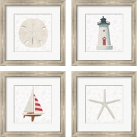 Framed Beach Days4 Piece Framed Art Print Set