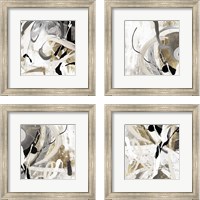 Framed 'Tangled  4 Piece Framed Art Print Set' border=