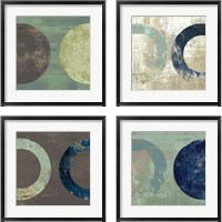 Framed 'Odeon  4 Piece Framed Art Print Set' border=