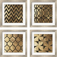 Framed Art Deco 4 Piece Framed Art Print Set