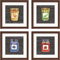 Framed Canning Kitchen Black 4 Piece Framed Art Print Set