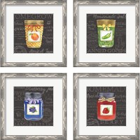 Framed Canning Kitchen Black 4 Piece Framed Art Print Set