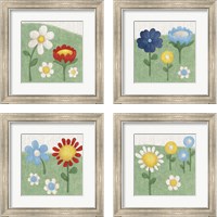 Framed Americana Garden 4 Piece Framed Art Print Set