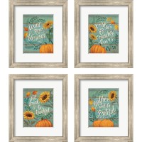 Framed Harvest Delight 4 Piece Framed Art Print Set