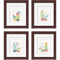 Framed Sweet Succulents  4 Piece Framed Art Print Set