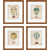 Framed 'Balloon Expo 4 Piece Framed Art Print Set' border=