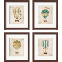 Framed 'Balloon Expo 4 Piece Framed Art Print Set' border=