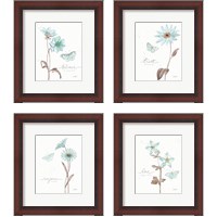 Framed Bits of Blue 4 Piece Framed Art Print Set