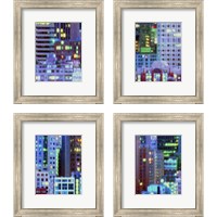 Framed Metropolitain 4 Piece Framed Art Print Set