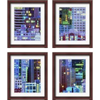 Framed Metropolitain 4 Piece Framed Art Print Set