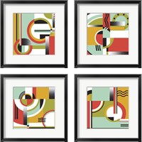 Framed Bauhaus  4 Piece Framed Art Print Set