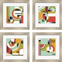 Framed 'Bauhaus  4 Piece Framed Art Print Set' border=