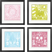 Framed Dia de Fiesta 4 Piece Framed Art Print Set