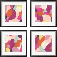 Framed Pink Slip 4 Piece Framed Art Print Set