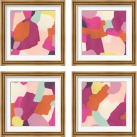 Framed Pink Slip 4 Piece Framed Art Print Set