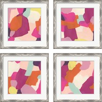 Framed Pink Slip 4 Piece Framed Art Print Set