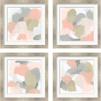Framed Pink Cloud 4 Piece Framed Art Print Set