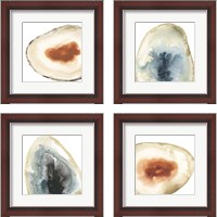 Framed Cropped Geodes 4 Piece Framed Art Print Set