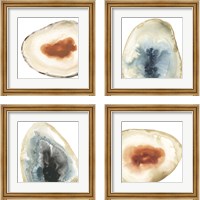 Framed Cropped Geodes 4 Piece Framed Art Print Set