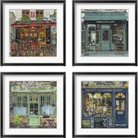 Framed 'Spot 4 Piece Framed Art Print Set' border=