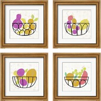 Framed Fruitilicious  4 Piece Framed Art Print Set