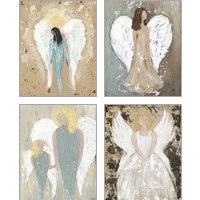 Framed 'Safe Haven 4 Piece Art Print Set' border=