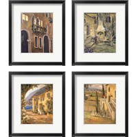Framed Scenic Italy  4 Piece Framed Art Print Set