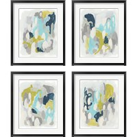 Framed 'Arc Lights 4 Piece Framed Art Print Set' border=