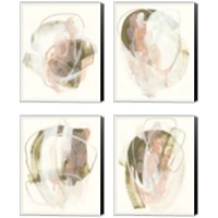 Framed 'Hyacinth Gesture  4 Piece Canvas Print Set' border=