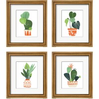 Framed Happy Plants 4 Piece Framed Art Print Set