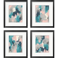 Framed 'Sky Song 4 Piece Framed Art Print Set' border=