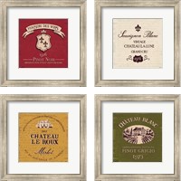 Framed Wine Tasting 4 Piece Framed Art Print Set