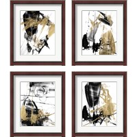 Framed Glam & Black 4 Piece Framed Art Print Set
