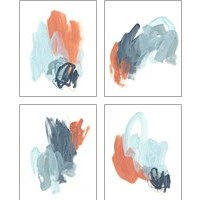 Framed Blaze  4 Piece Art Print Set