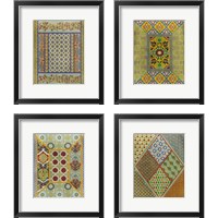 Framed 'Wallpaper Collage 4 Piece Framed Art Print Set' border=