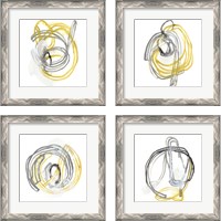Framed 'String Orbit 4 Piece Framed Art Print Set' border=