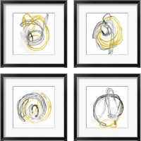 Framed 'String Orbit 4 Piece Framed Art Print Set' border=