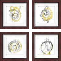 Framed String Orbit 4 Piece Framed Art Print Set